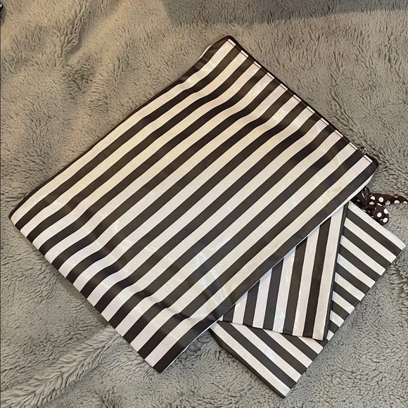 HENRI BENDEL “Go to the Beach” 3 Piece Travel Zipper Pouch Set - Picture 6 of 6